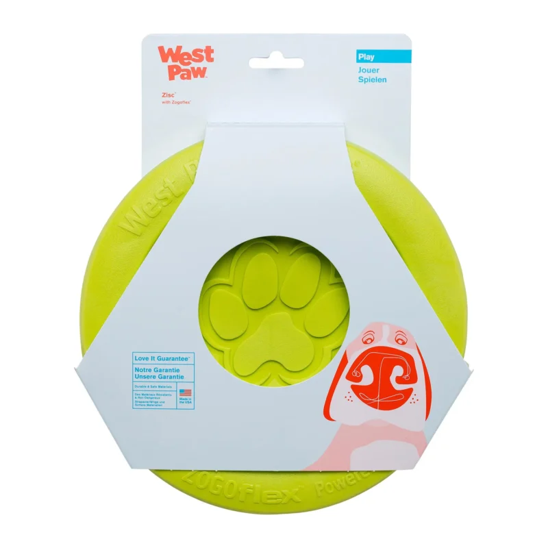 WEST PAW JUGUETE ZOGOFLEX ZISC L 22CM VERDE