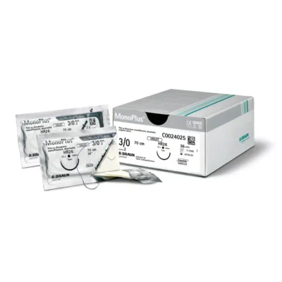 SUTURA MONOPLUS VIOLET 0 HS26S RCP  70cm BRAUN 12UDS