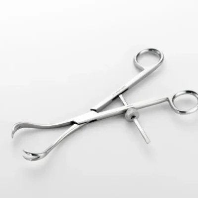 001204 FORCEPS REDUCCION  FRAGMENTO OSEO DOBLE PUNTA 215CM