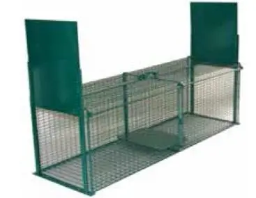TRAMPA PARA GATOS DOBLE ENTRADA 100X35X30CM 1UD GENIA