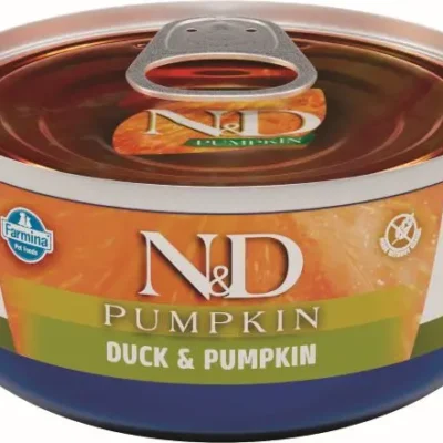 FARMINA ND CAT PUMPKIN PATO CAJA 24X70GR