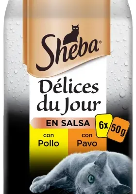 SHEBA DELICES DU JOUR AVES 12X6X50GR