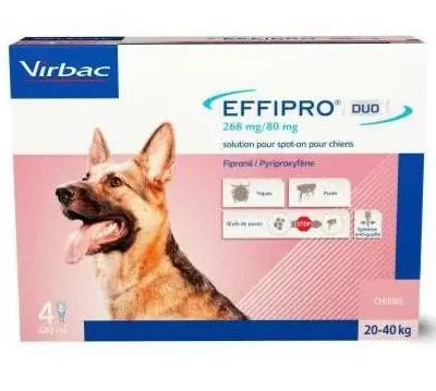EFFIPRO 268 mg SPOT ON PERRO 20-40 k. 24 Pip (nuevo)