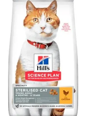 HILL'S HSP FELINE ADULT STERILISED POLLO 300GR