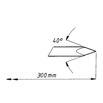 090000 BONE PIN TROCHAR 1/16 1.6MM DIAMETRO 300MM
