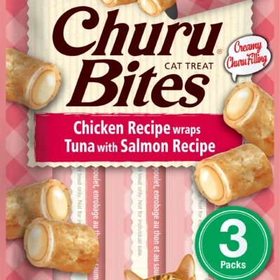 CHURU CAT BITES RECETA DE ATUN CON SALMON DISPLAY 12X30GR