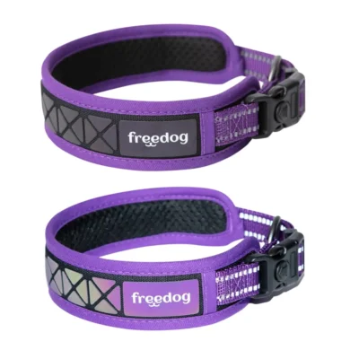 FREEDOG COLLAR BOREAL LILA 25MM 53/63CM