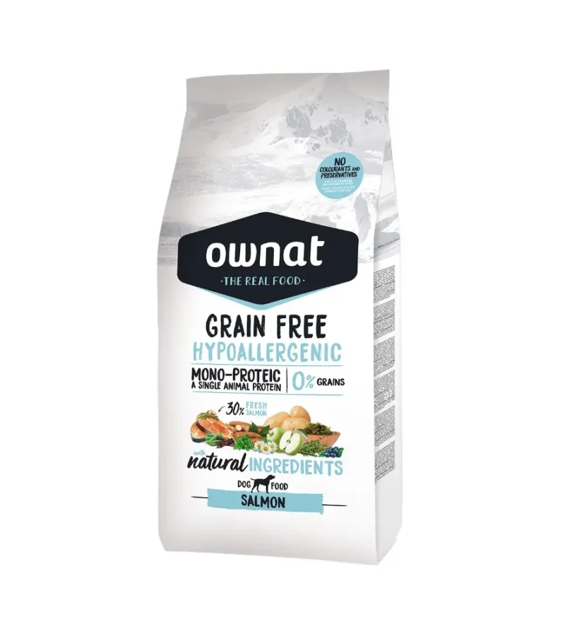 OWNAT GRAIN FREE CANINE HYPO SALMON 3KG