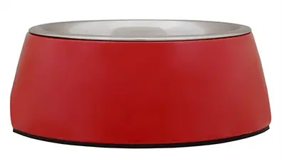 FREEDOG BOWL MELAMINA INOX ROJO S 13CM - 210ML