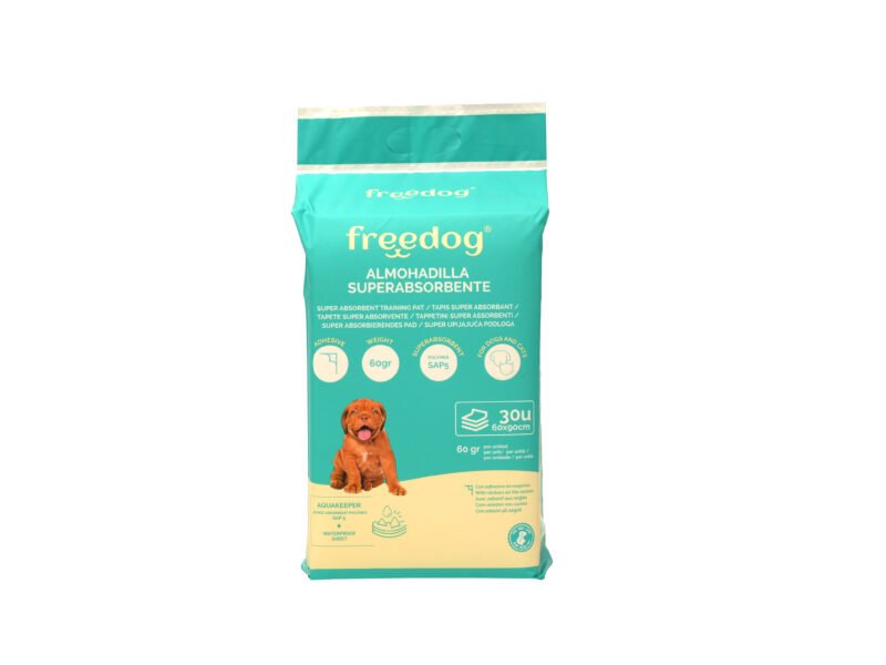 FREEDOG EMPAPADOR SUPER ABSORBENTE 60 X 90 (30 UNIDADES)