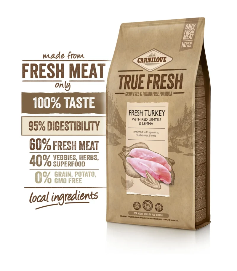 CARNILOVE CANINE ADULT TRUE FRESH PAVO 11,4KG