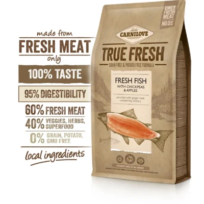CARNILOVE CANINE ADULT TRUE FRESH PESCADO 4KG