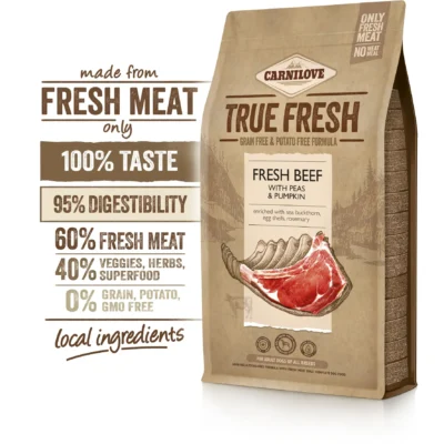 CARNILOVE CANINE ADULT TRUE FRESH TERNERA 1,4KG