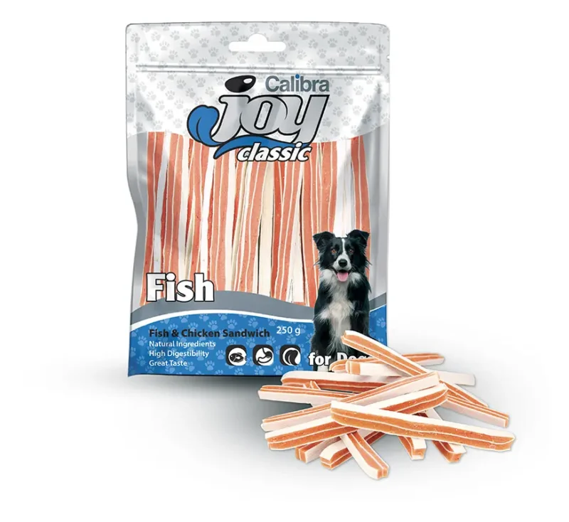 CALIBRA JOY DOG CLASSIC PESCADO POLLO SANDWICH 250GR