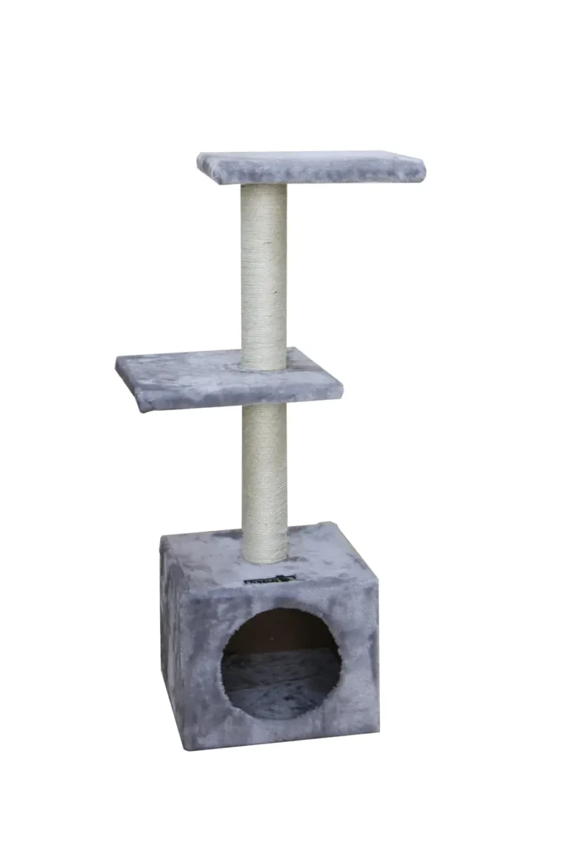 FREEDOG RASCADOR BUILDING GRIS CLARO 30 X 30 X 89CM