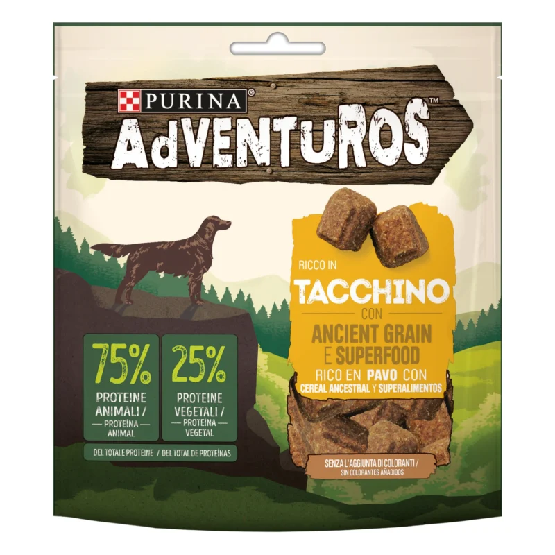 ADVENTUROS CANINE PAVO ANCIENT GRAIN 6X120GR