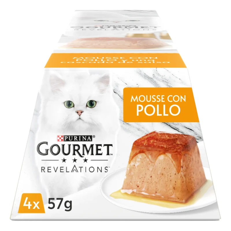 GOURMET REVELATIONS MOUSSE POLLO CAJA 6X4X57GR
