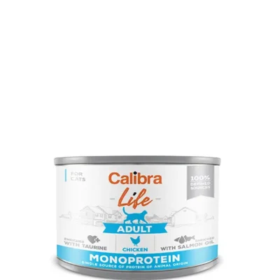 CALIBRA CAT LIFE LATA ADULT POLLO 6X200GR