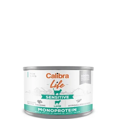 CALIBRA CAT LIFE LATA SENSITIVE CORDERO 6X200GR