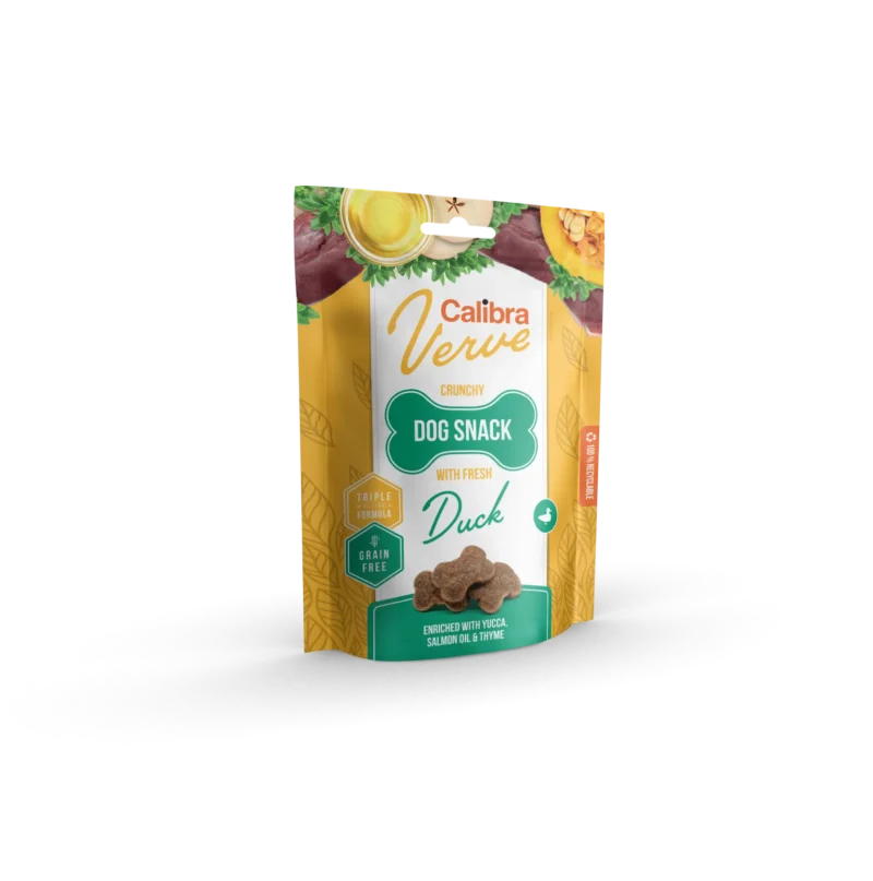 CALIBRA DOG VERVE CRUNCHY SNACK PATO FRESCO 150G