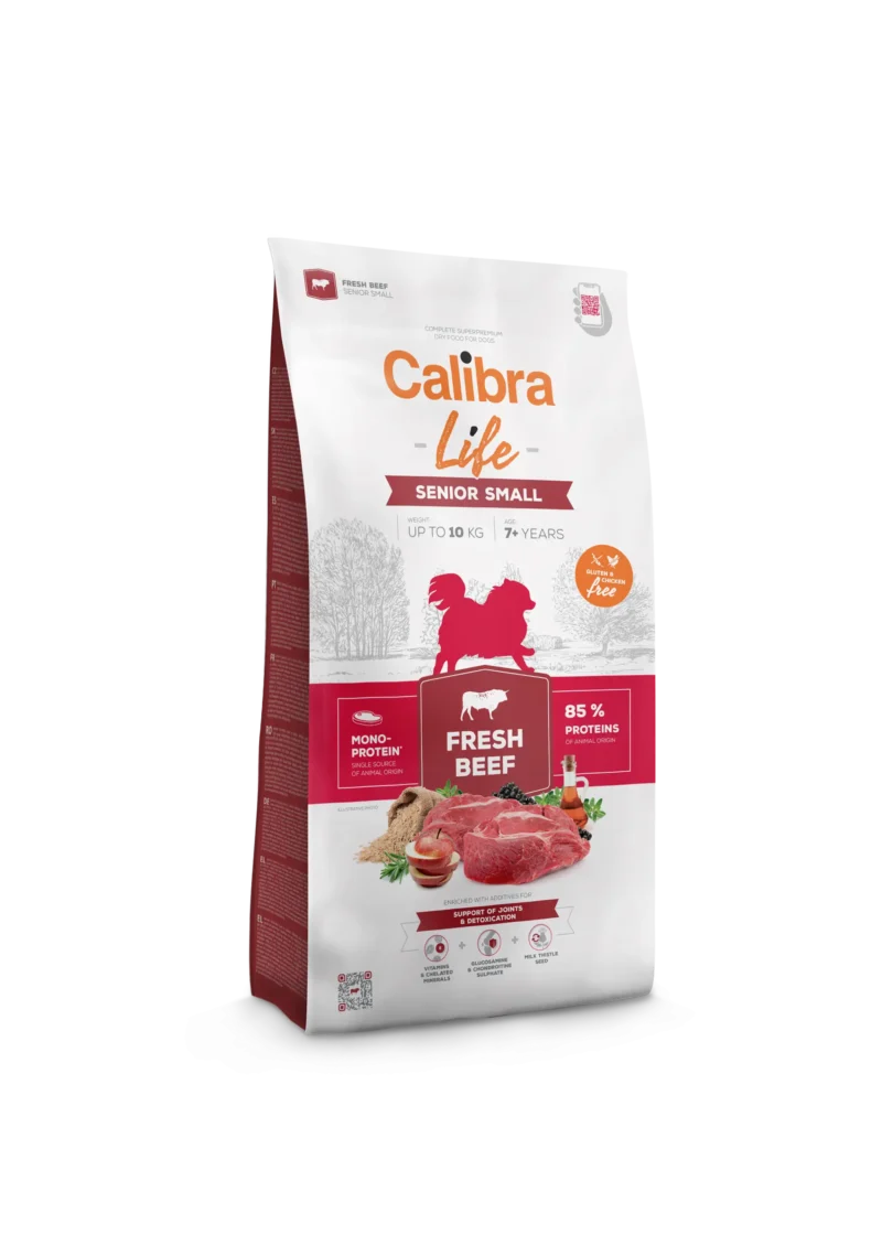 CALIBRA DOG LIFE SENIOR SMALL FRESH BEEF 6KG