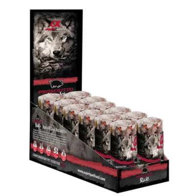 ALPHA SPIRIT CANINE RISTRA JAMON CAJA 12X160GR