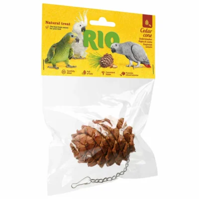 RIO CONO DE CEDRO NATURAL AVES 8X55GR