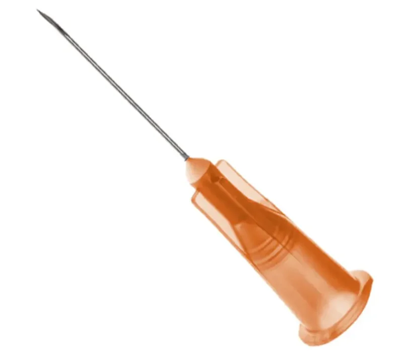 Agulha Hipodérmica 25G Laranja 0,50x16mm 100uds Vetonly