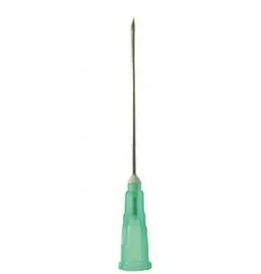 AGUJA HIPODERMICA 21G VERDE 0,80X40MM 100UDS VETONLY