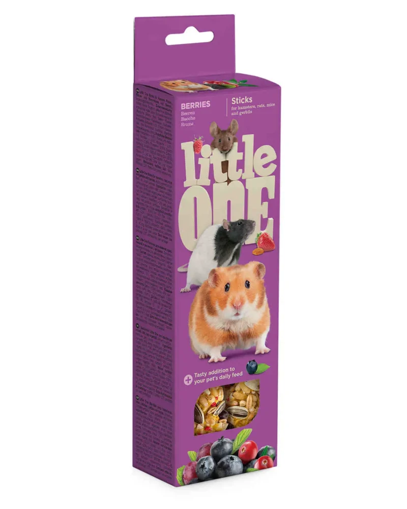 LITTLEONE STICKS BAYAS HAMSTER RATA RATONES JERBOS 8X120GR