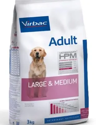 VIRBAC HPM CANINE ADULT LARGE MEDIUM 7KG