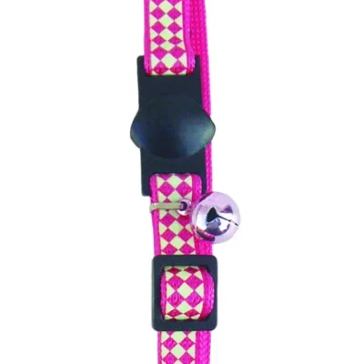 FREEDOG COLLAR GATO CREAM (ROSA)