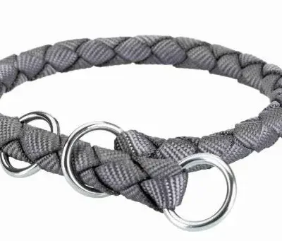 TRIXIE COLLAR EDUCACION NEW CAVO TALLA L-XL 52-60 CM GRAFITO