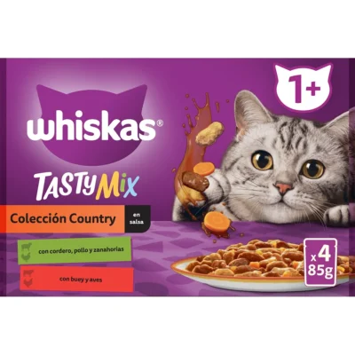 WHISKAS TASTY MIX COUNTRY COLLECTION 13X4X85GR