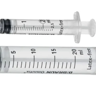JERINGA DESEC 3 CUERPOS OMNIFIX LUER LOCK 20 ML 100UDS BRAUN