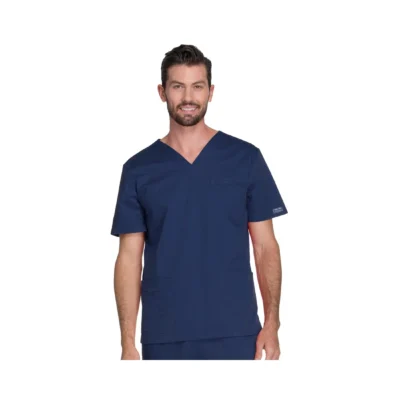 CHEROKEE CASACA VETERINARIA UNISEX 3 BOLSILLOS COLOR NAVY L