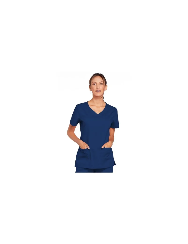 CHEROKEE TOP FEMENINO CUELLO V STRETCH NAVW TALLA L