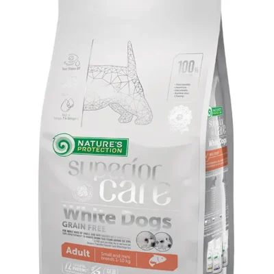 NATURE'S P SC WHITE DOG ADULT GRAIN FREE SALMON 1,5KG