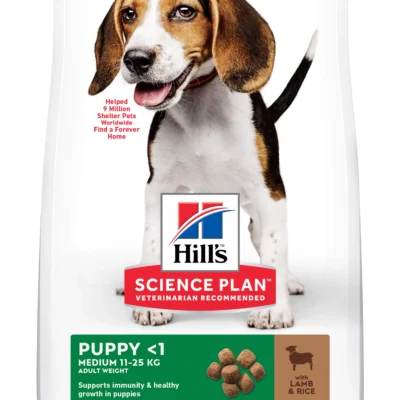 HILL'S HSP CANINE PUPPY MEDIUM CORDERO ARROZ 14KG