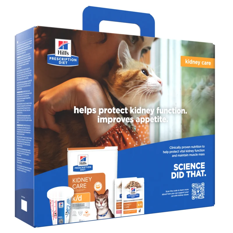 HILL'S PD FELINE K/D CUIDADO RENAL KIT 400G+ 2X85G