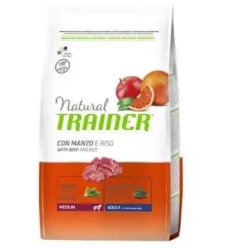 NATURAL TRAINER CANINE ADULT MEDIUM BUEY 12KG (NDR)