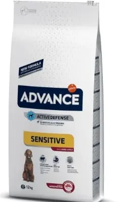 ADVANCE CANINE ADULT SENSIT. CORDERO ARROZ 12 KG (NDR)