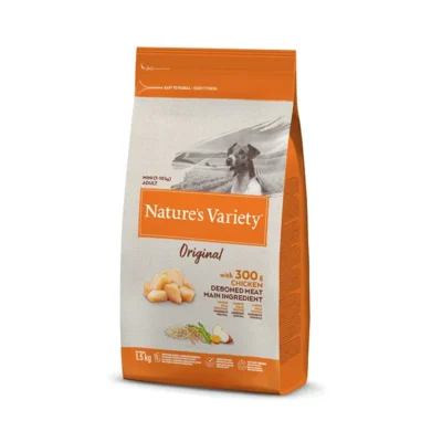 NATURE'S VARIETY HEALTHY GRAIN ADULT MINI POLLO 1,5KG (NDR)