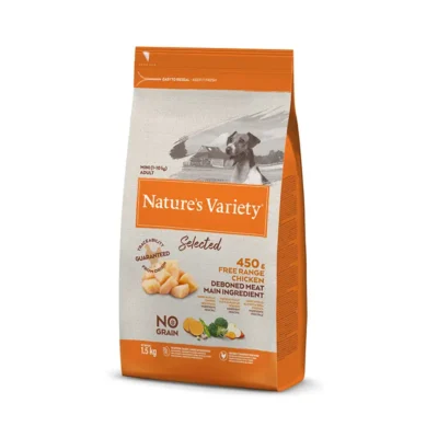 NATURE'S VARIETY DOG NO GRAIN ADULT MINI POLLO 1,5 KG (NDR)