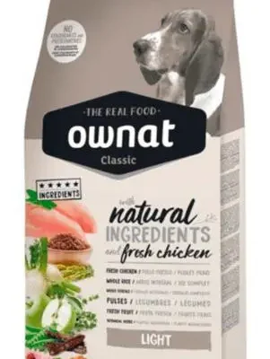 OWNAT CLASSIC CANINE ADULT LIGHT 4KG