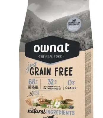 OWNAT JUST CANINE ADULT GRAIN FREE CORDERO 14KG