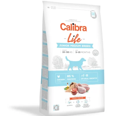 CALIBRA DOG LIFE JUNIOR MEDIUM BREED FRANGO 2,5KG