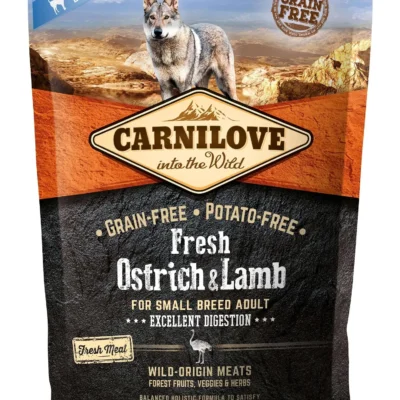 CARNILOVE CANINE ADULT SMALL FRESH AVESTRUZ CORDERO 1,5KG
