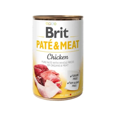 BRIT PATE MEAT POLLO 6X400GR