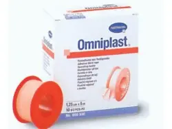 ESPARADRAPO OMNIPLAST 5x1,25CM TELA BLANCO HARTMANN